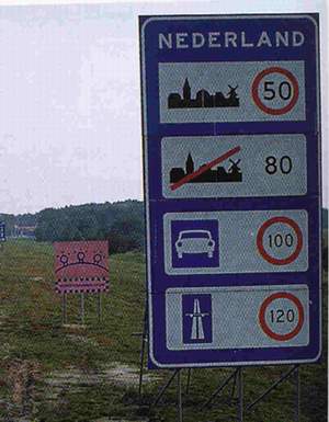 De maximumsnelheden in Nederland